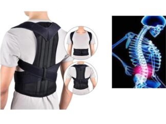 CORRECTOR DE POSTURA PARA ESCOLIOSIS Y DOLOR DE LUMBALGIA