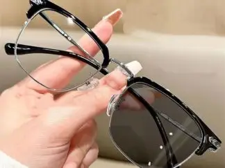 Lentes Fotocromáticos Hombre 2027 DORADO Y PLATEADO –  Black Line + Estuche de regalo + Franela
